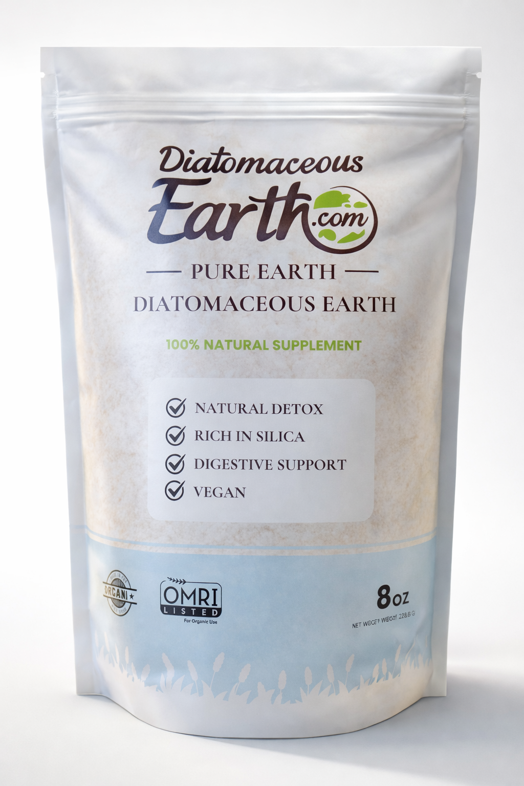 8Oz Travel Size Food Grade Diatomaceous Earth product photo from Diatomaceousearth
