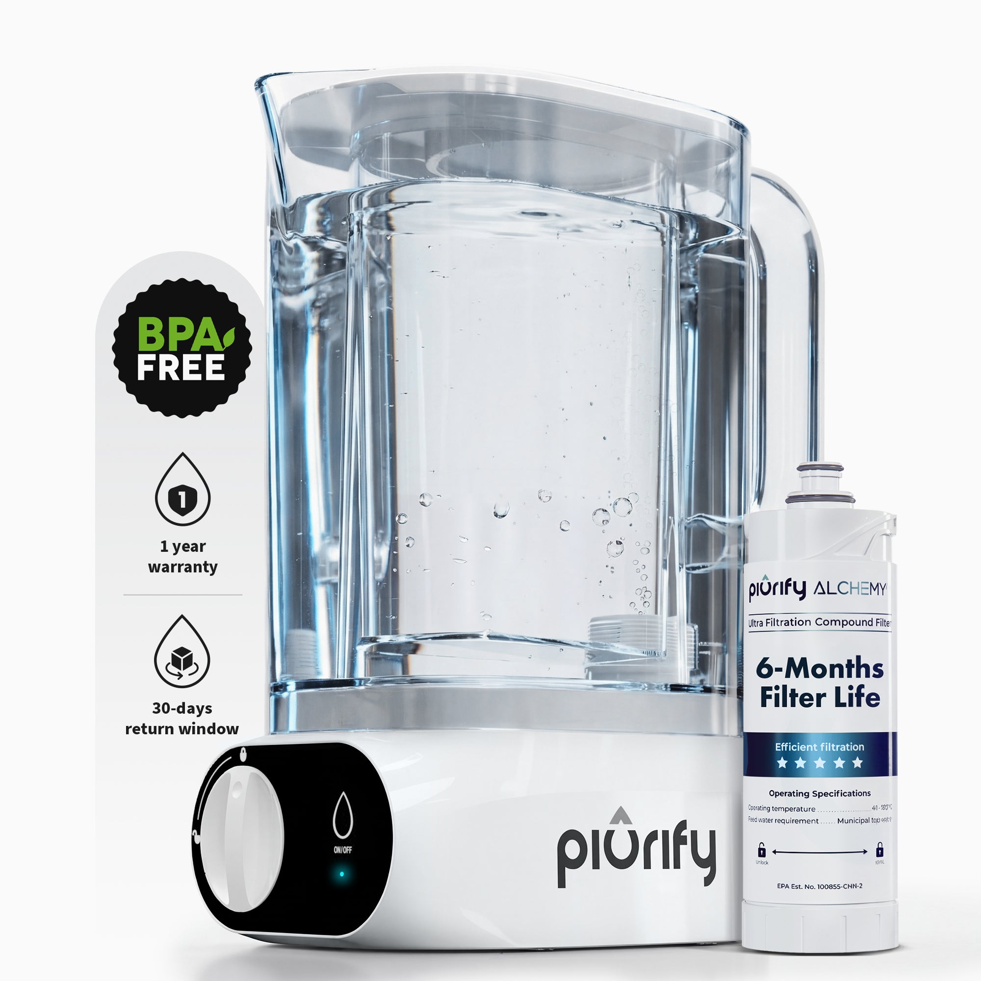 Water Filter Pitcher product photo from Piurify 8