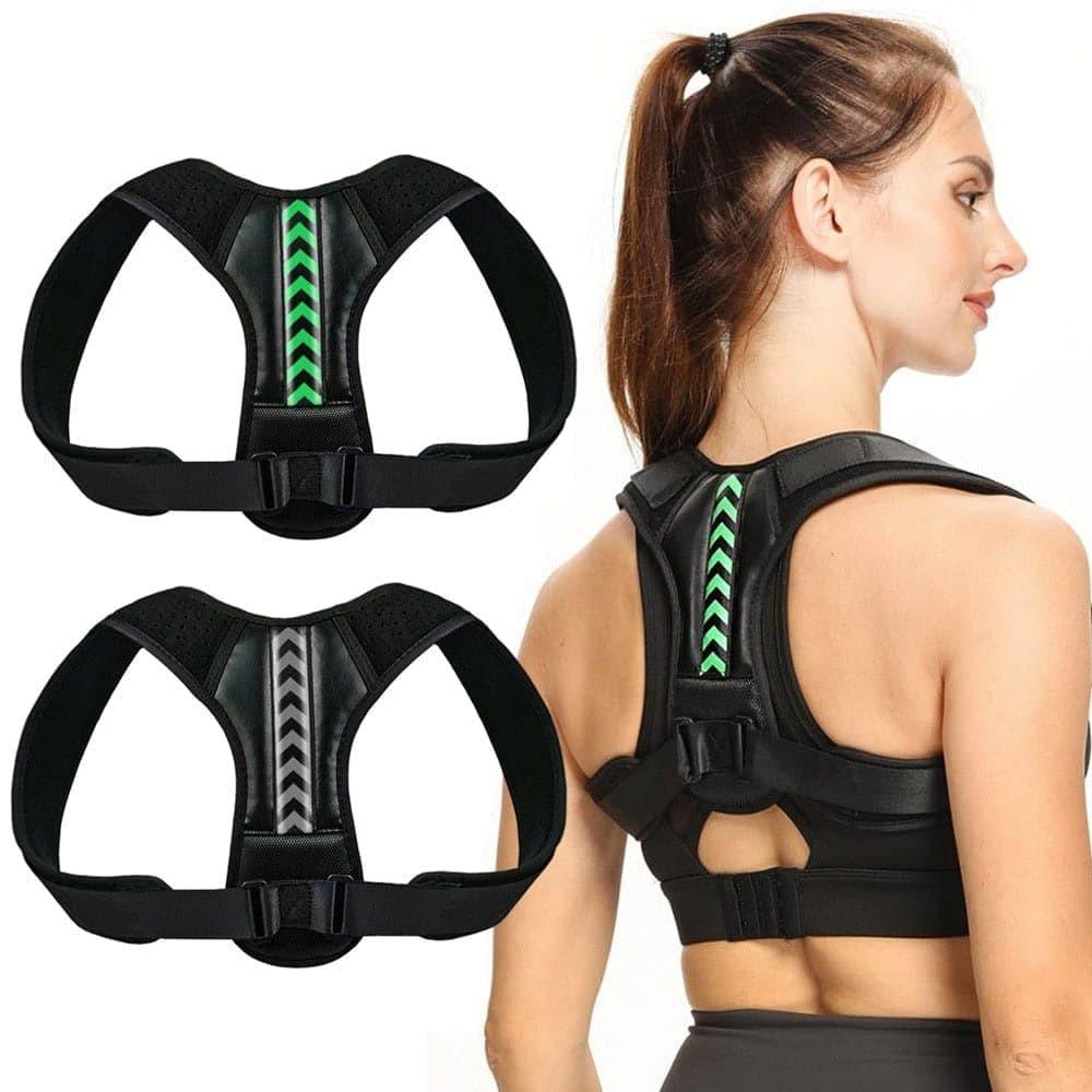 Adjustable Back Shoulder Posture Corrector Belt Clavicle Spine Support Reshape Your Body Home Office Sport Upper Back Ne... product photo from ammpoure