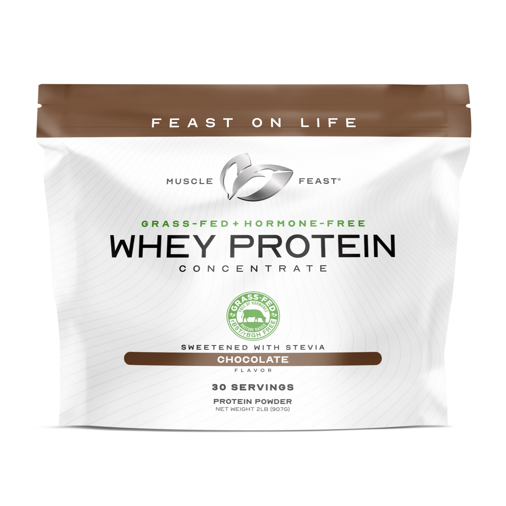 Whey Concentrate, Pasture Raised, Grass Fed, rBST/rBGH and soy free product photo from Muscle Feast