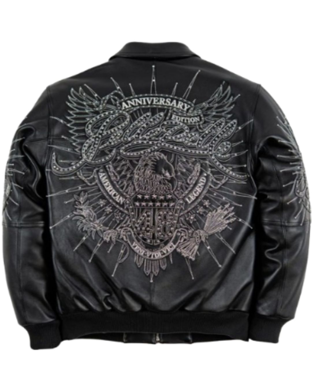 Pellepelle 48Th Anniversary American Legend Black Bomber Jacket product photo from Ppsite