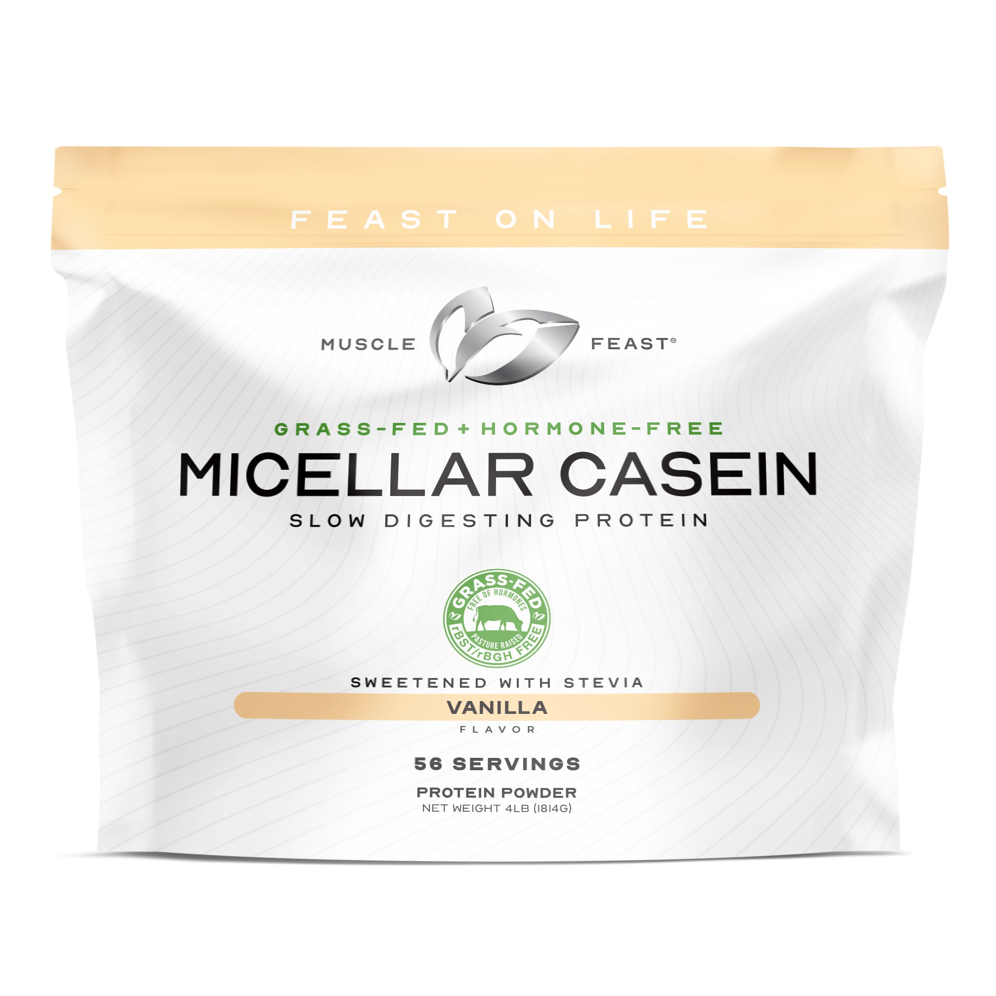 Micellar Casein Protein, All Natural Pasture Raised Hormone Free Soy Free product photo from Muscle Feast