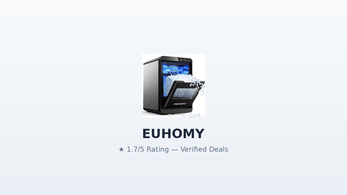 EUHOMY Review 2026: Tested Ice Makers, Coolers, and Deals