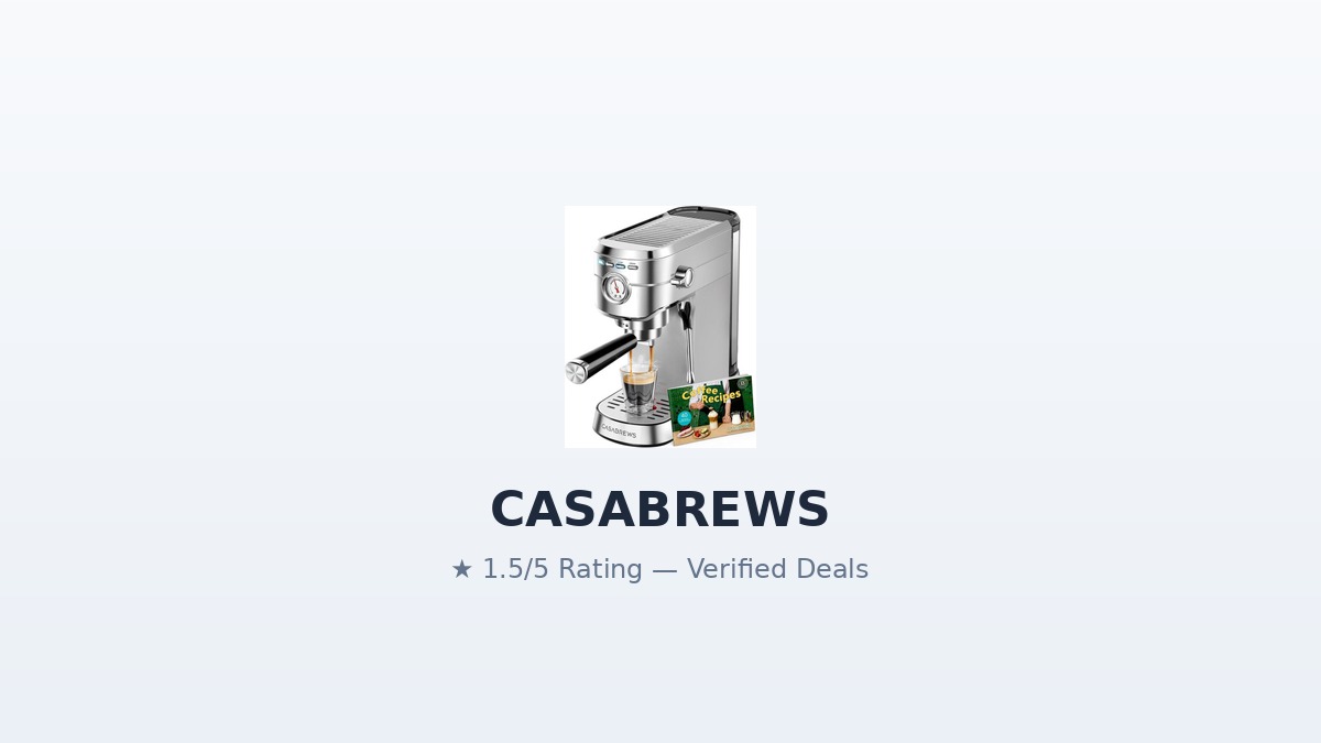CASABREWS Review 2026: Espresso Hardware Tested and Benchmarked