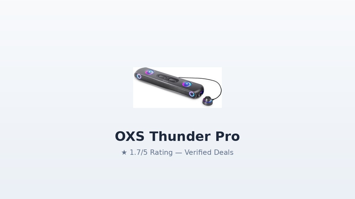 OXS Thunder Pro Review: Desktop Audio Hardware Breakdown and Value Analysis