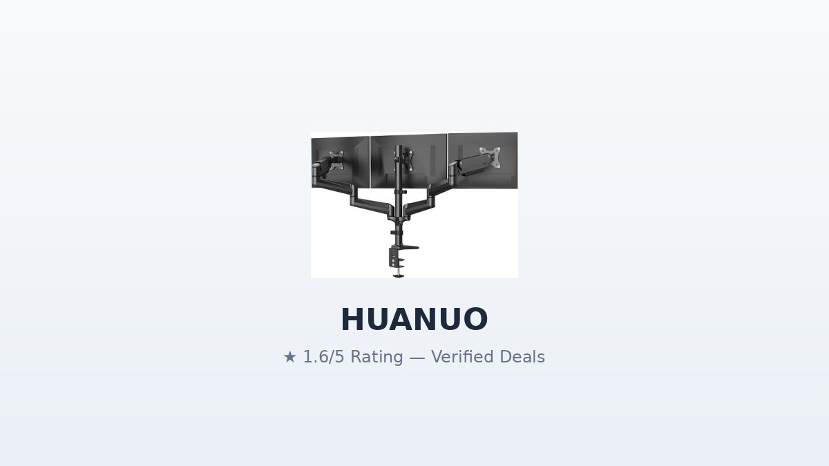 HUANUO Monitor Arm Review 2026: Hands-On Test and Value Check