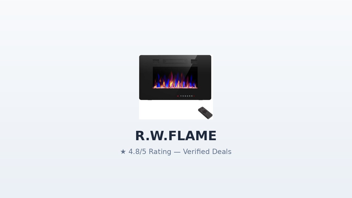 R.W.FLAME Review 2026: Hands-On Test of Electric Fireplaces
