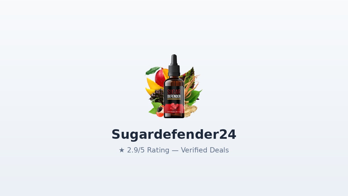 Sugardefender24 Review 2026: Blood Sugar Drops Breakdown & Real Value