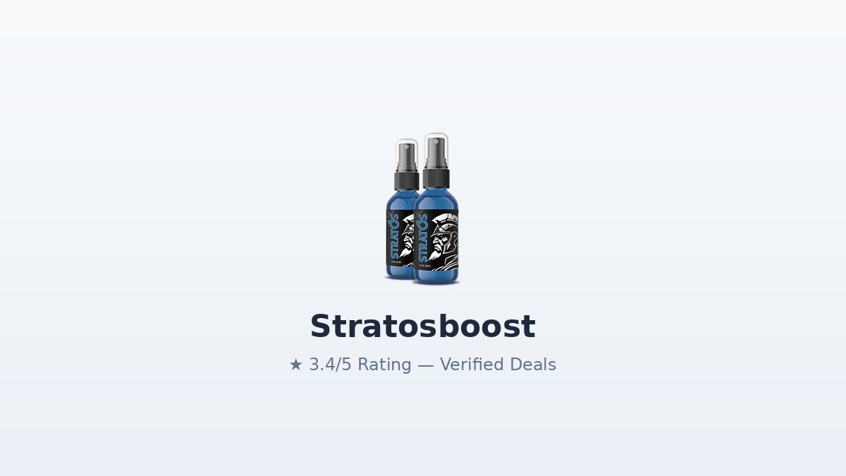 Stratosboost Review 2026: Male Vitality Formulas Tested