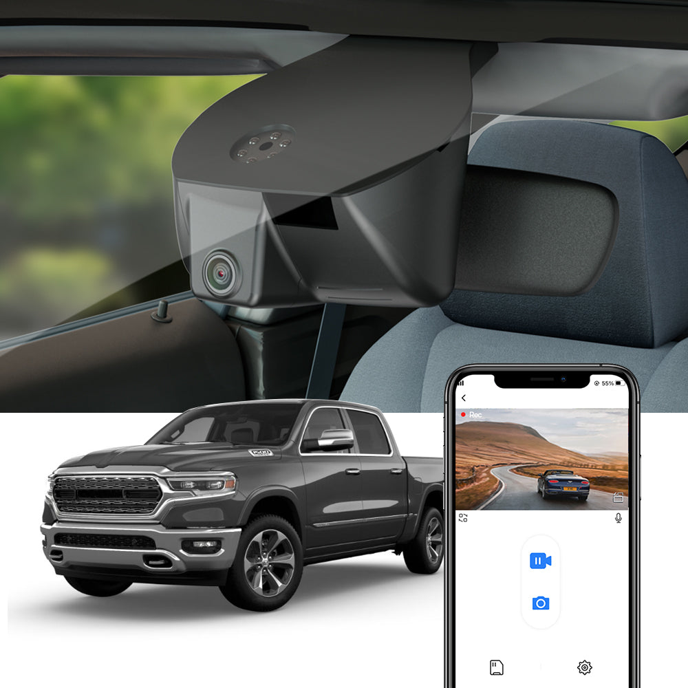 FITCAMX Dash Cam for 2019 - 2024 RAM 1500 2500 3500 156 reviews Regular price $219.00 Sale price from $189.00 product photo from fitcamx