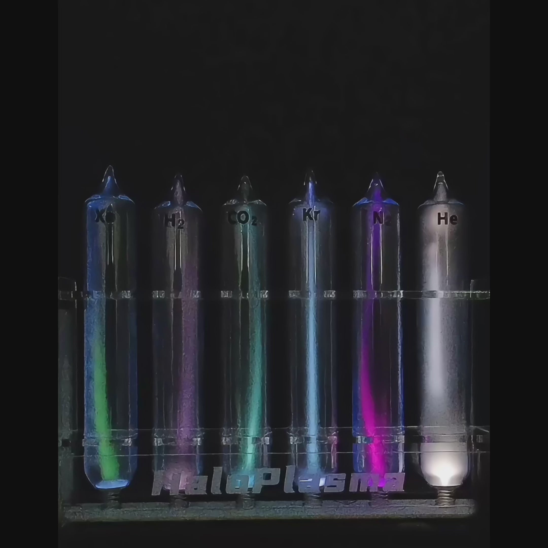 Lumora The Ultimate Gas Element Collection Glowing Display product photo from HaloPlasma