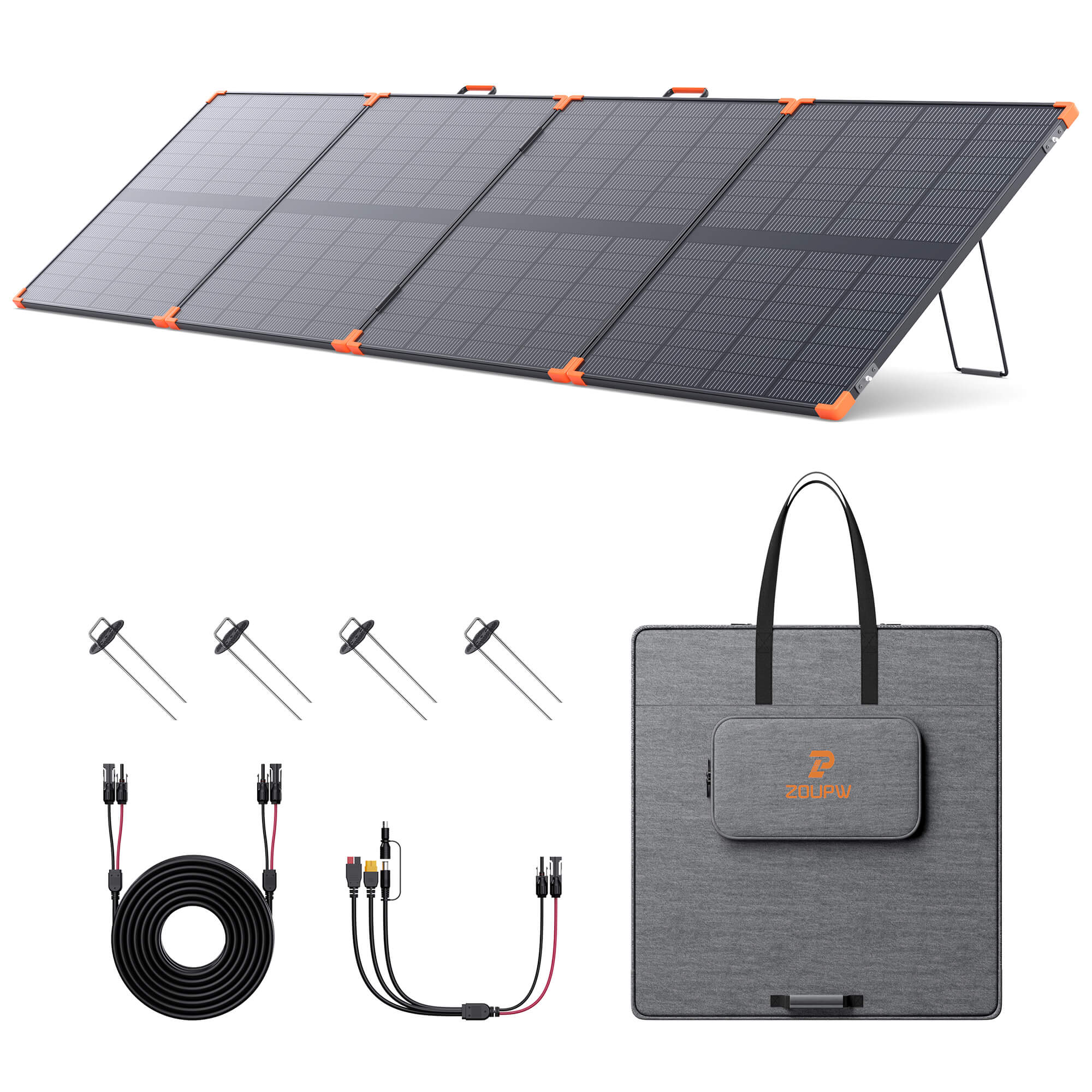 Sale ZOUPW ZOUPW 450W Portable Foldable Solar Panel | N-Type 16BB IP68 $499.99$549.99 product photo from Zoupw