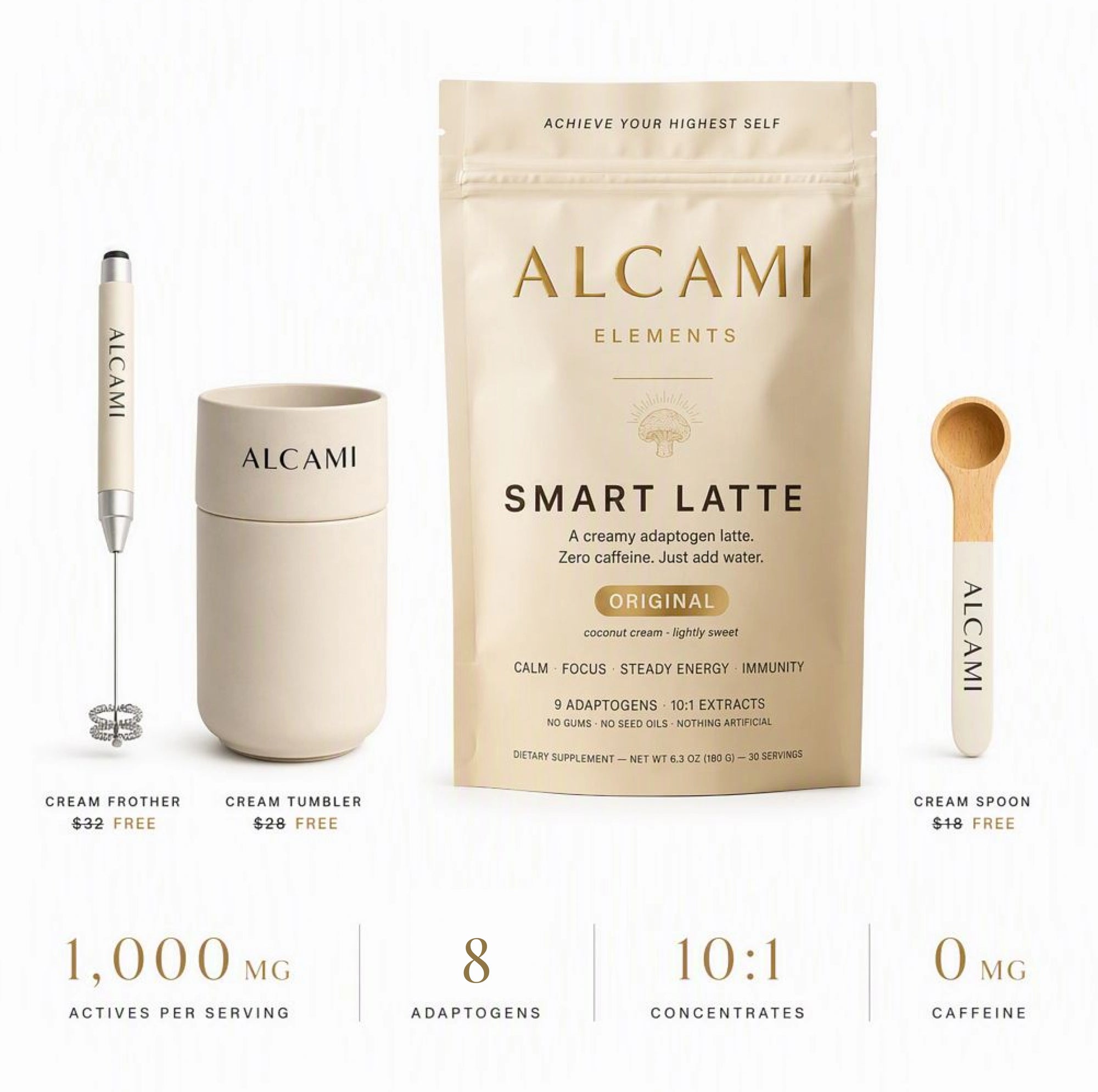 Alcami Elements Matcha product photo from alcamielements