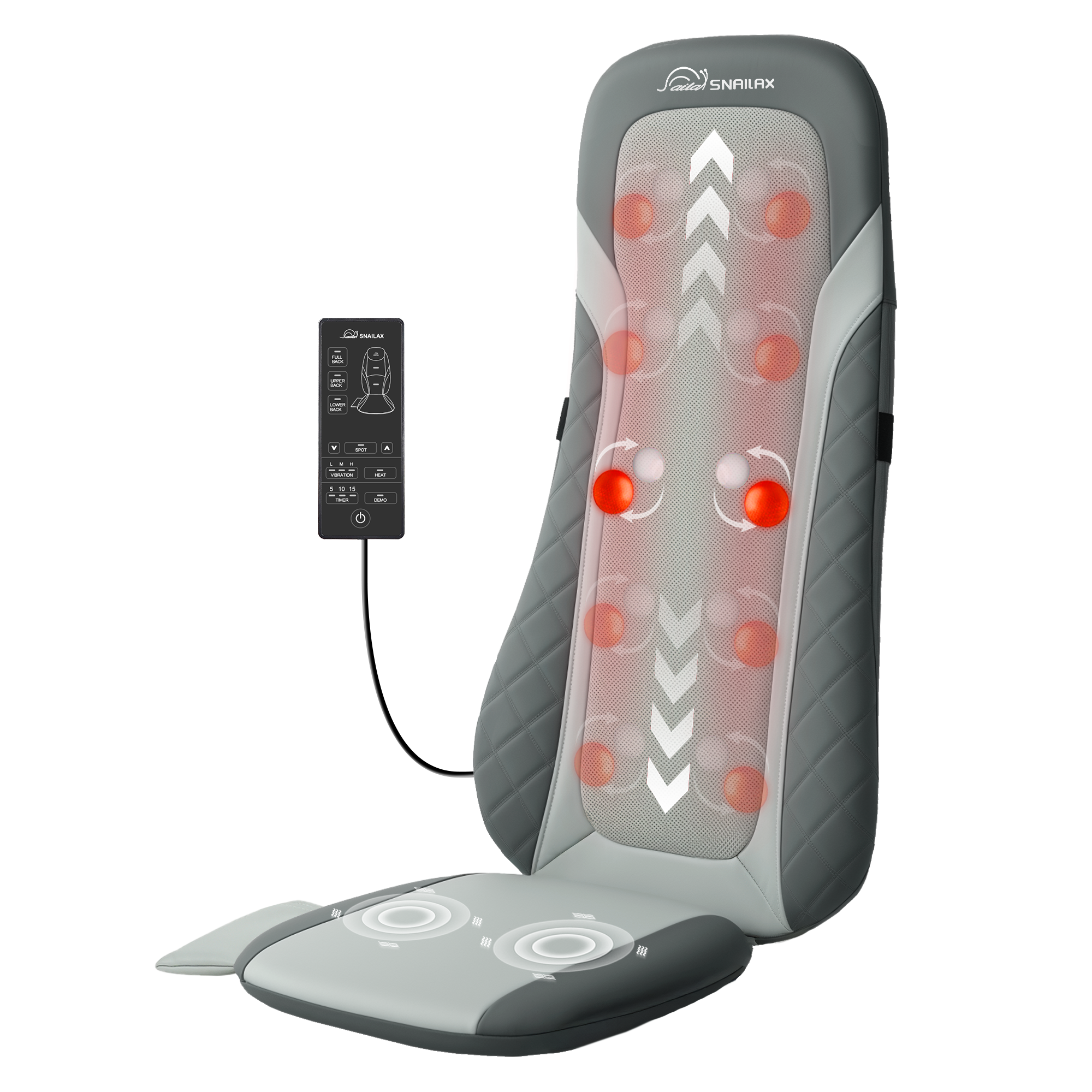 Shiatsu Back Massager, Longer Massage Chair Pad product photo from Snailax