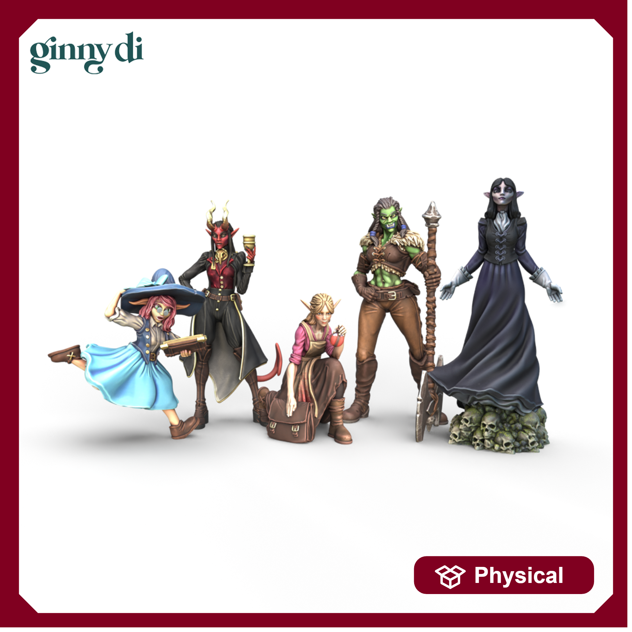 Ginny Di Pre-Colored Bundle – Vol. 1 product photo from Only Games