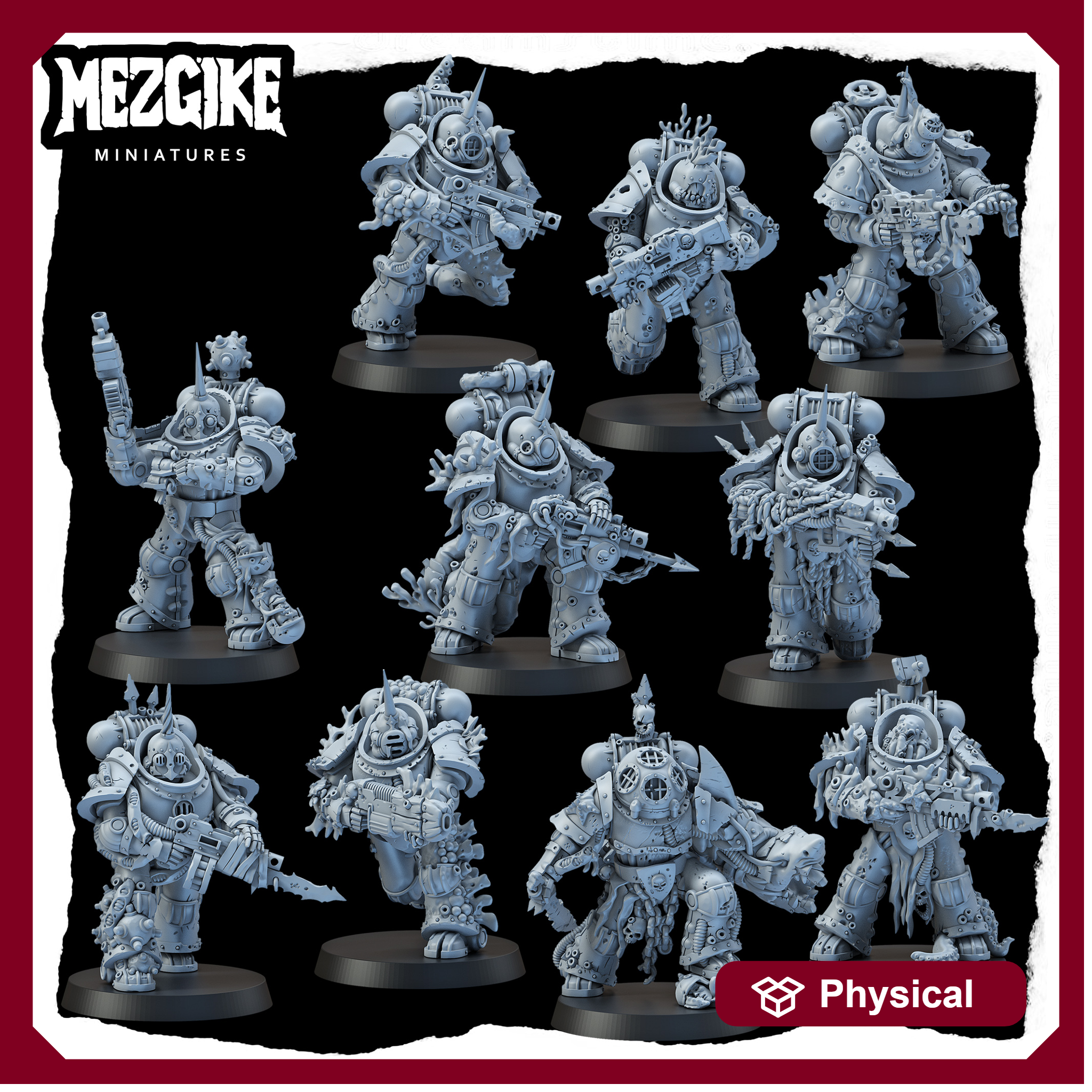 Dredge marine warriors (10 physical multipart miniatures) product photo from Only Games